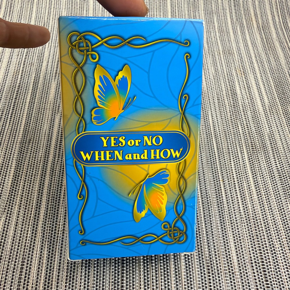Yes or No When and How Fortune Telling Game 100 Card Deck Oracle Insight